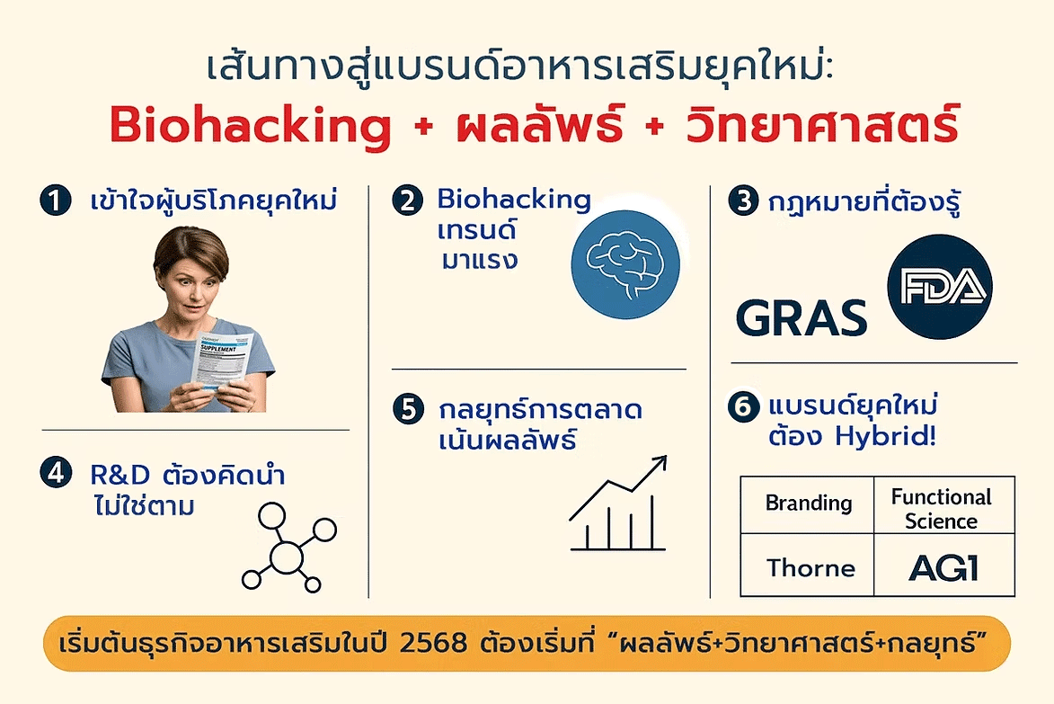 เริ่มธุรกิจอาหารเสริมในปี 2568 ต้องรู้อะไรบ้าง?